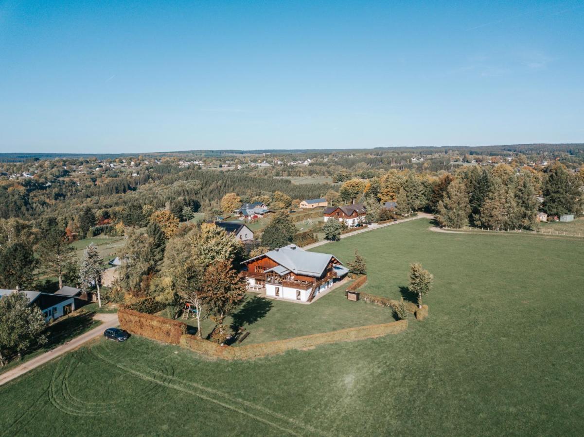 Вілла Le Gagnage 31 Pers- Malmedy, Rustique, Vue, Wellness Екстер'єр фото